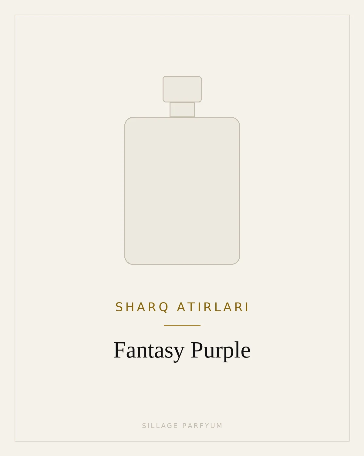 Sharq atirlari Fantasy Purple — rasm hali yuklanmagan