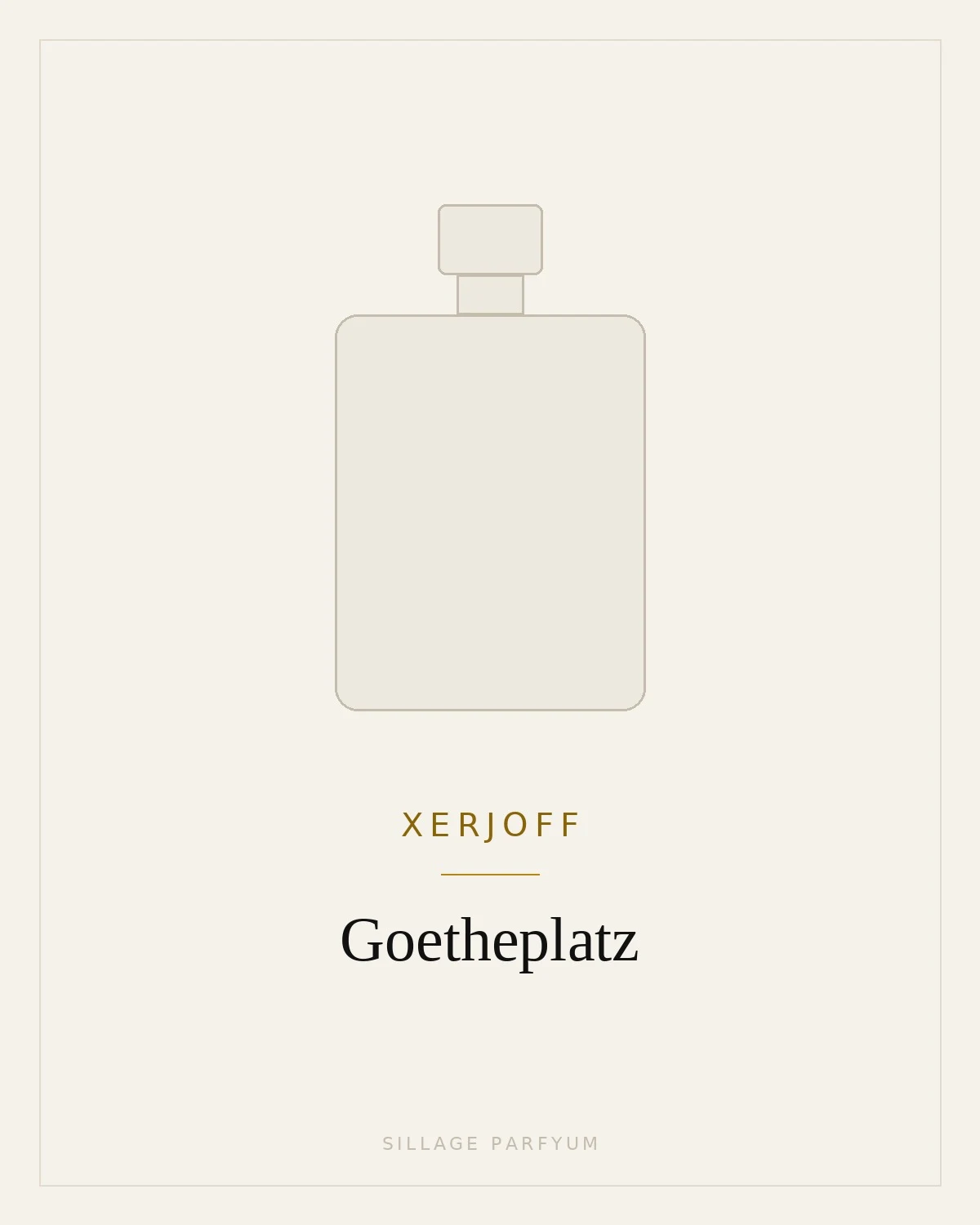 Xerjoff Goetheplatz — rasm hali yuklanmagan